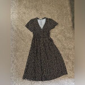 Marine Layer floral midi dress